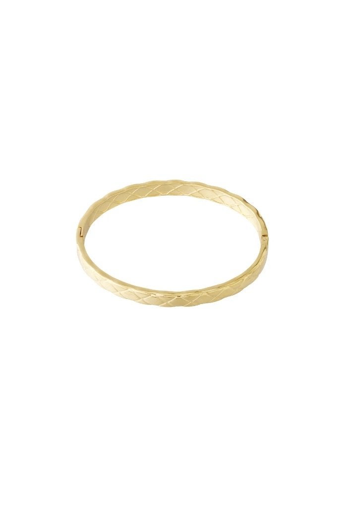Diamantvormige armband, Ophalen of Verzenden, Nieuw, Staal