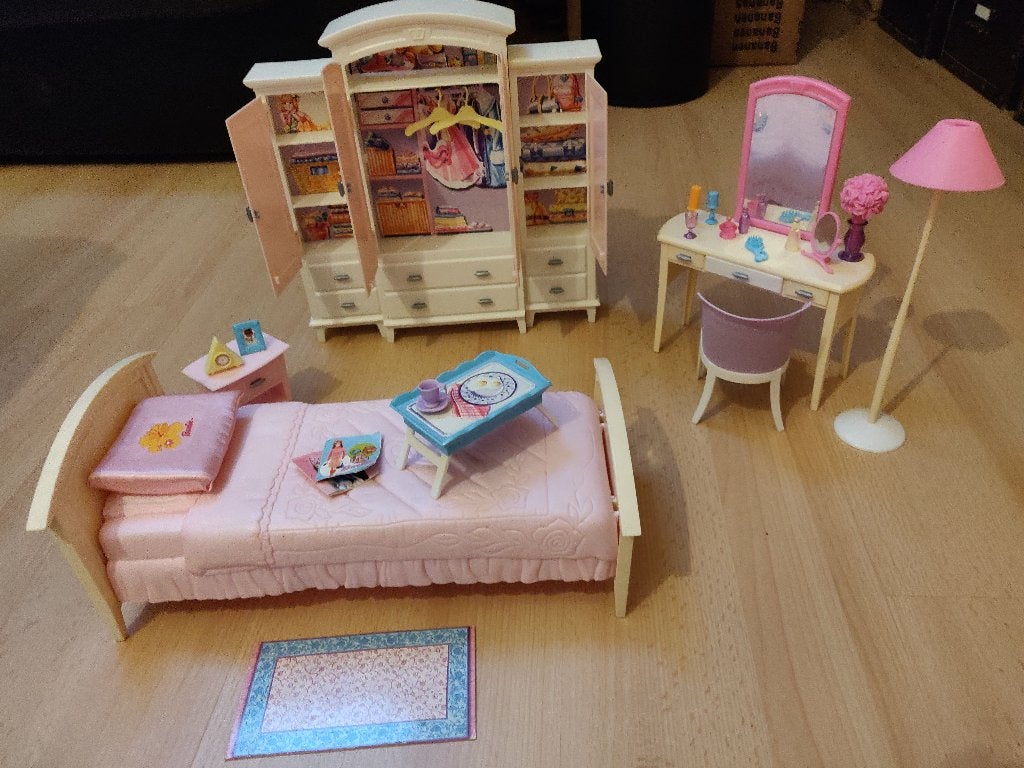 Barbie slaapkamer, Kinderen en Baby's, Speelgoed | Poppen, Ophalen, Gebruikt, Barbie