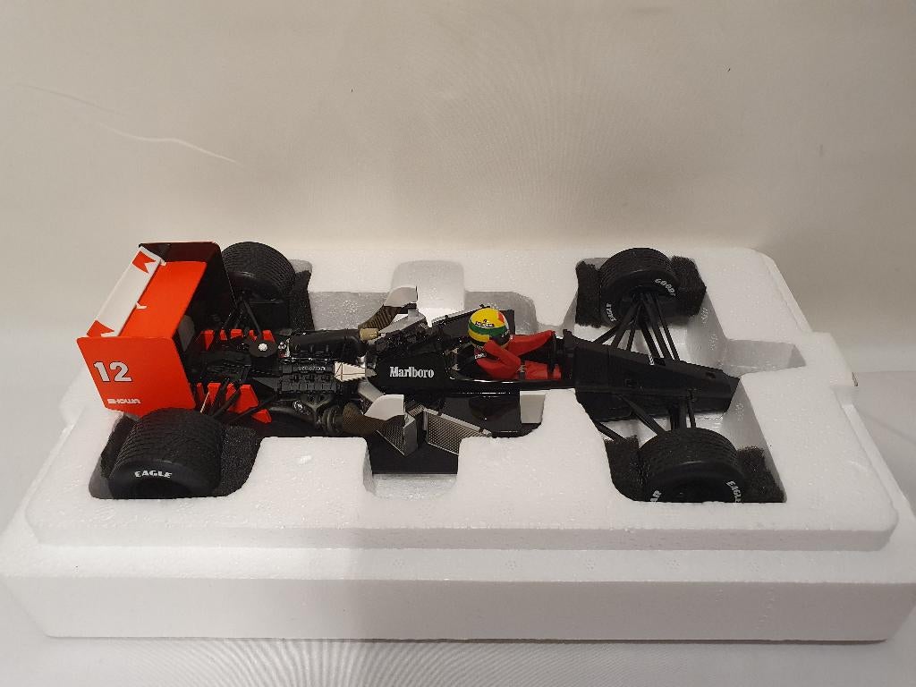 Ayrton Senna McLaren Honda MP4/4 Engeland 1988 Werk83 1:18, Ophalen of Verzenden, Nieuw, Auto