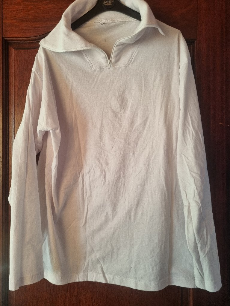 Wit truitje met kraag en rits maat XXL, Kleding | Heren, Wit, Ophalen of Verzenden, Zeeman, Maat 56/58 (XL)