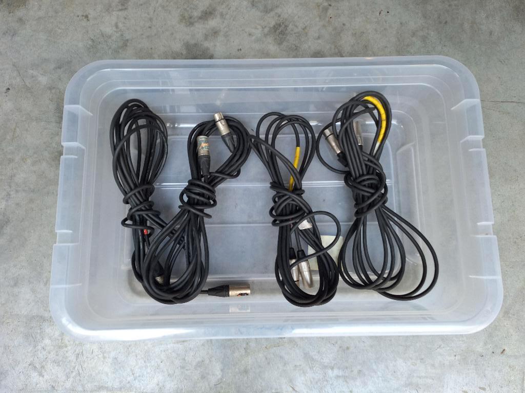 te koop DMX kabels van 6,0 meter, Enlèvement, Comme neuf, Lumières