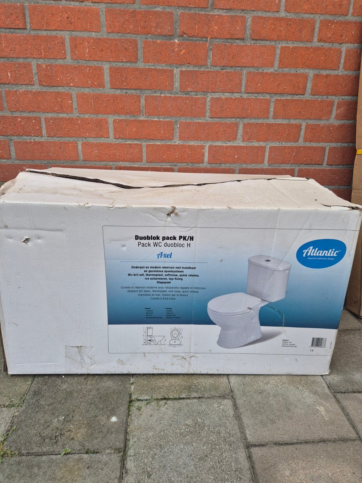 Nieuw badkamerpakket: douchewand + WC, Enlèvement, Comme neuf