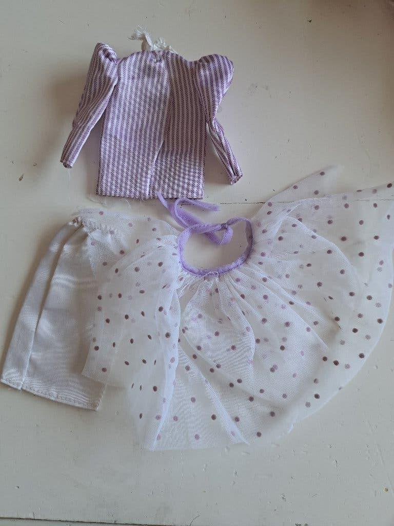 Vetements poupées barbies 1984 vintage, Verzenden, Gebruikt, Barbie
