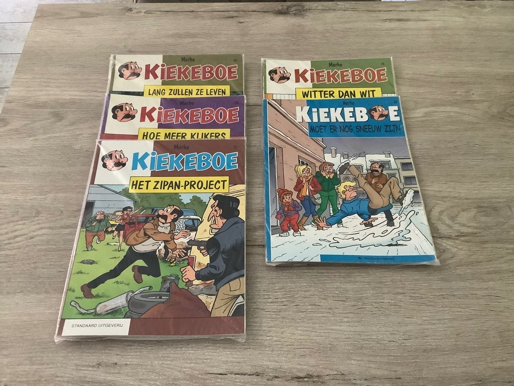 Kiekeboe verschillende strips (1997-2008), Boeken, Stripverhalen, Gelezen, Ophalen of Verzenden, Meerdere stripboeken, MERHO