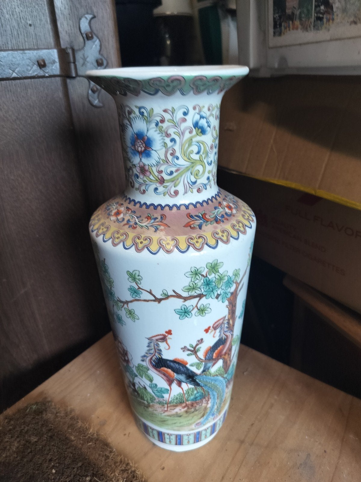 Le magnifique vase oriental décoratif de 40 cm de haut, Enlèvement