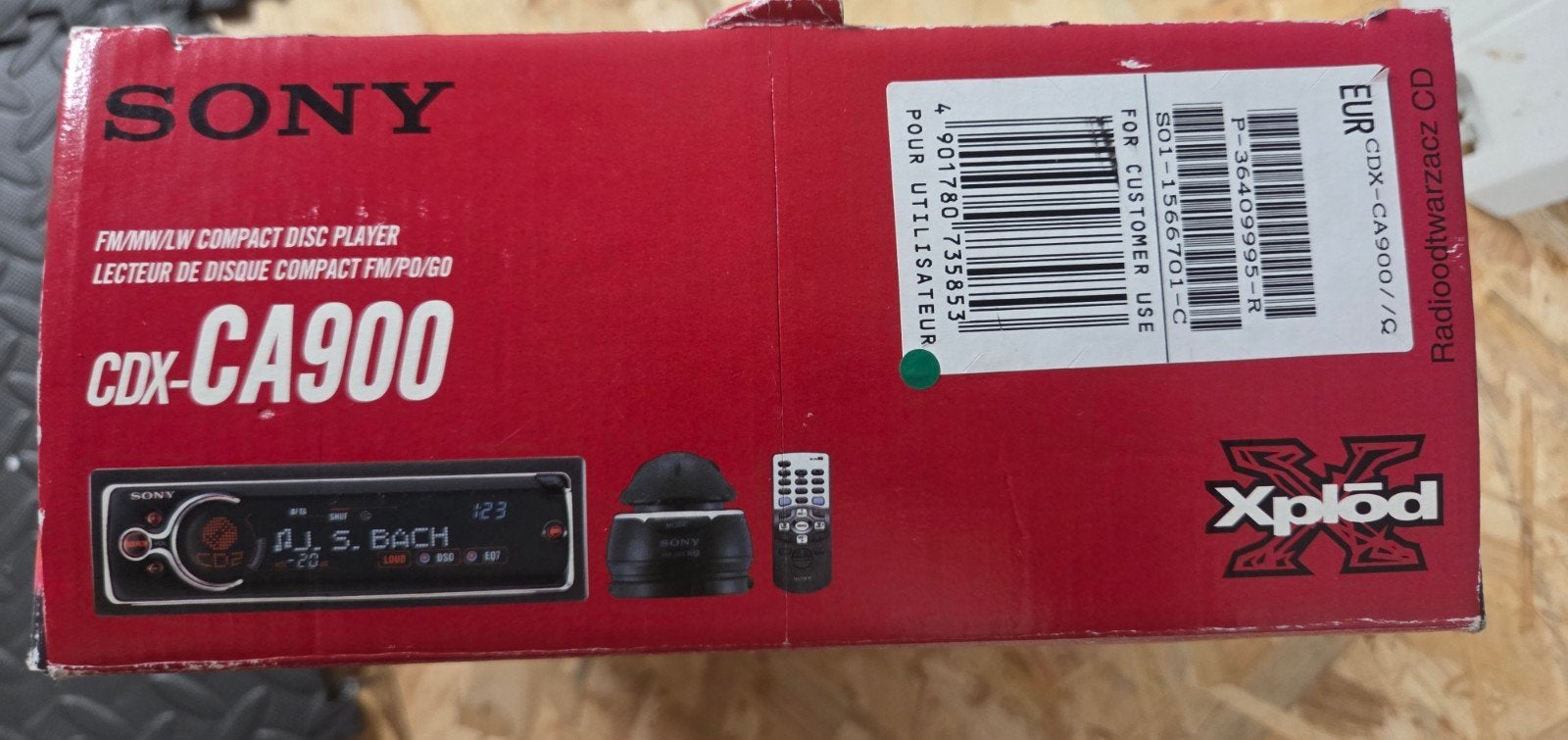 Autoradio Sony CDX-CA900 + chargeur 6cd CDX- T69, Autos : Pièces & Accessoires, Électronique & Câbles, Enlèvement