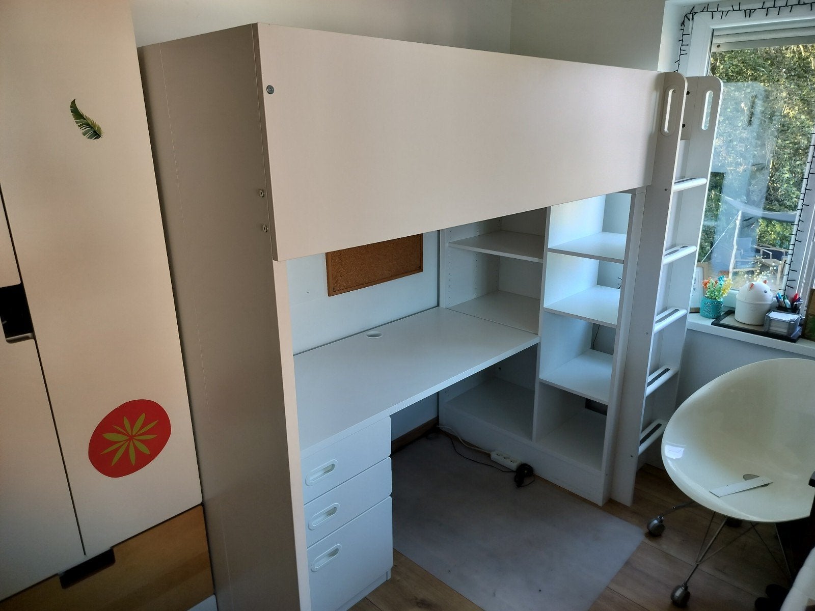 Hoogslaper IKEA Småstad zeer goede staat, Kinderen en Baby's, Kinderkamer | Stapelbedden en Hoogslapers, Ophalen, Hoogslaper