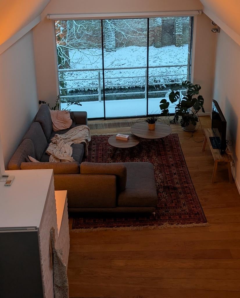 Hoekzetel, Huis en Inrichting, Ophalen, 250 tot 300 cm, Gebruikt, Hoekbank