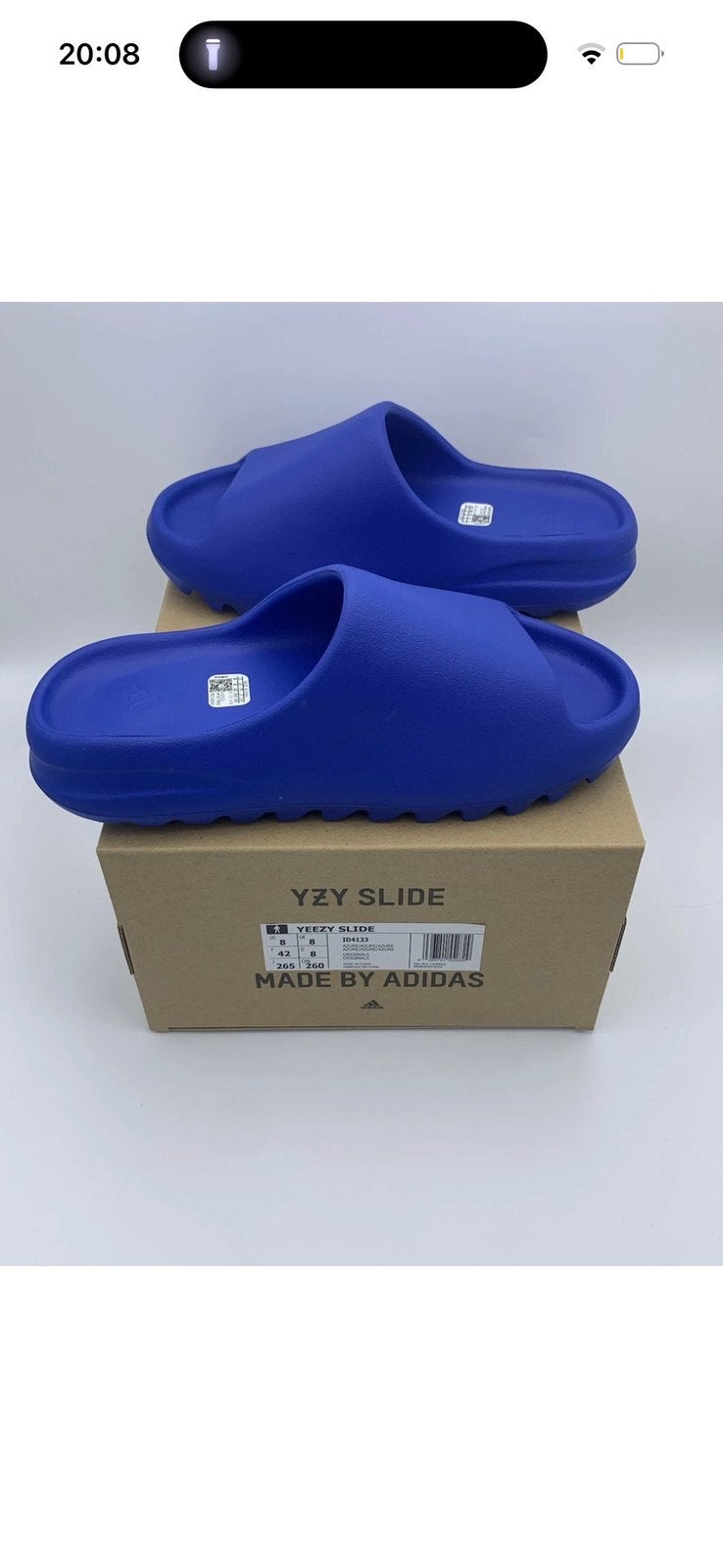 Sandales Adidas Yeezy bleues, Vêtements | Hommes, Chaussures, Enlèvement ou Envoi, Comme neuf
