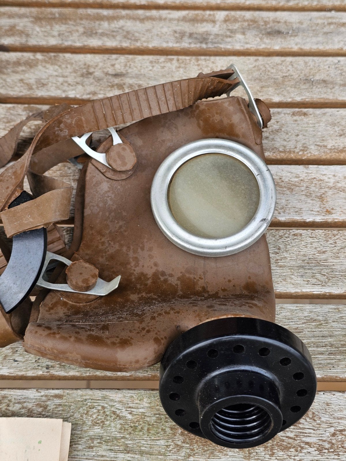 Belgisch civiel gasmasker model L.702 uit de Tweede Wereldoo, Ophalen of Verzenden
