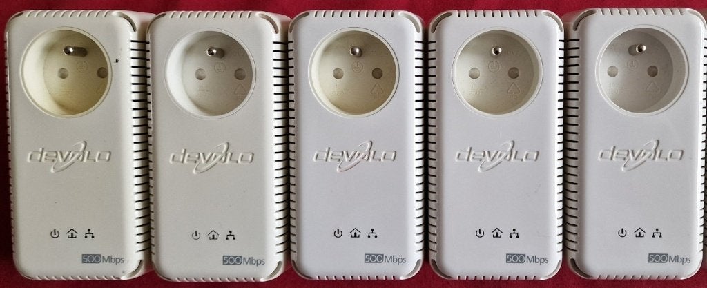 Devolo dLAN 500 – HomePlug AV, Computers en Software, Ophalen of Verzenden, Gebruikt, Devolo
