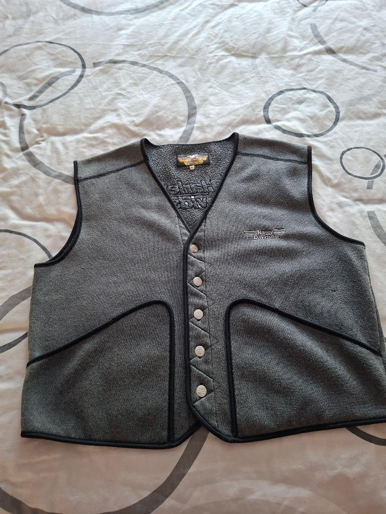 Gilet Harley Davidson - size: Medium, Kleding | Heren, Ophalen of Verzenden, Zo goed als nieuw, Maat 48/50 (M), Harley Davidson