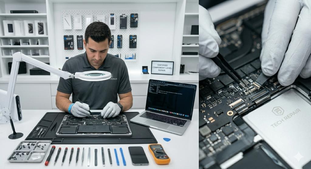 Réparation Smartphone, PC, Mac & Consoles, Enlèvement ou Envoi