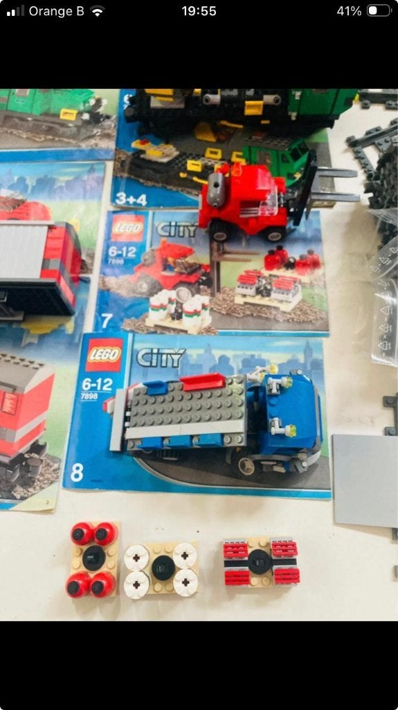 Lego trein 7898, Lego, Ophalen of Verzenden, Zo goed als nieuw, Inclusief accessoires