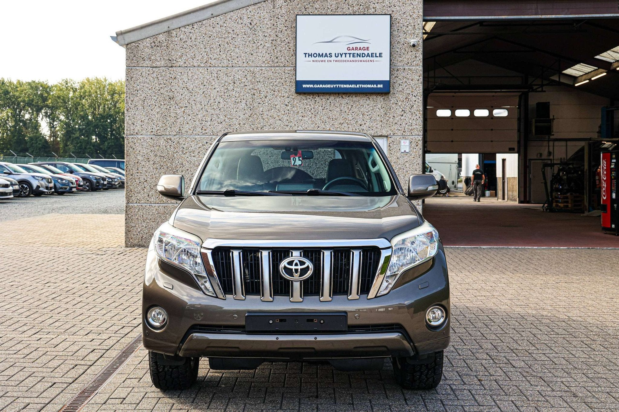 Toyota Land Cruiser AUTOMAAT*TREKGEWICHT-3000KG*ACHTERUITRIJ, Auto's, Automaat, Gebruikt, 4 cilinders, Bruin