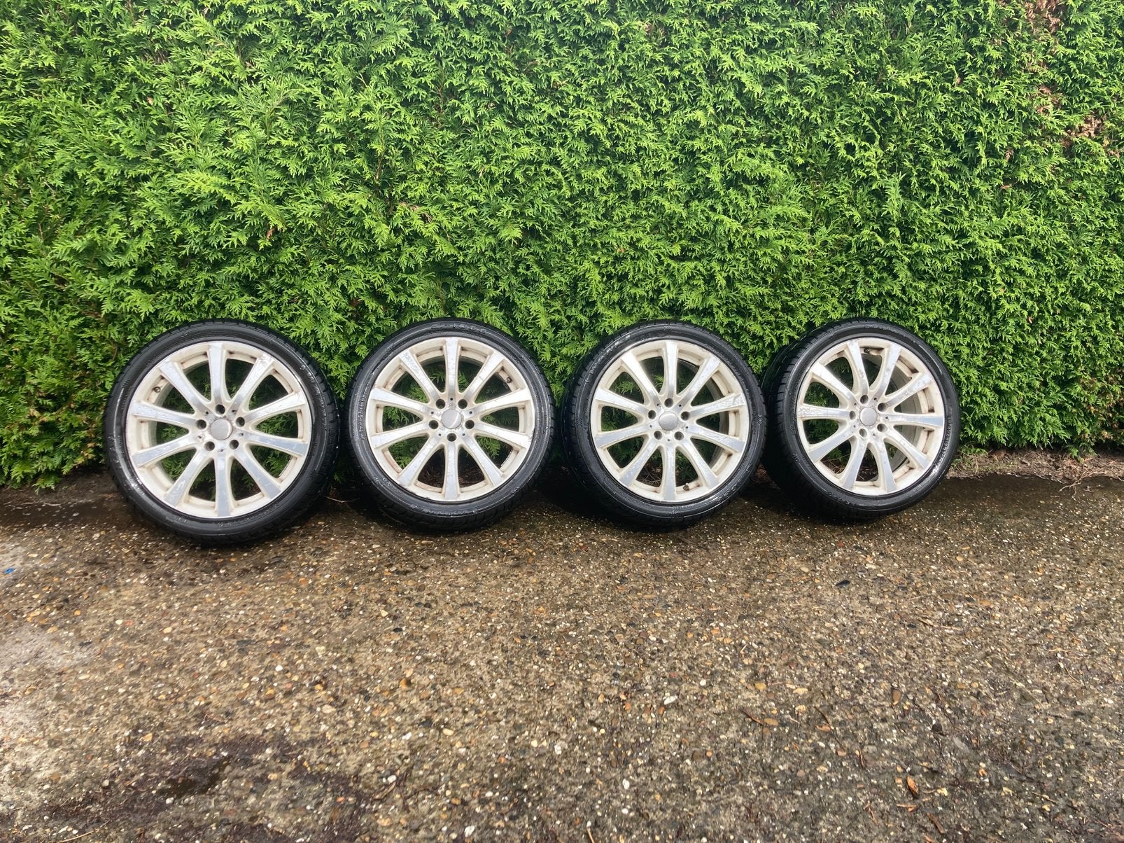 Banden set audi a6, Auto-onderdelen, Banden en Velgen, Ophalen, 18 inch, Banden en Velgen, Personenwagen