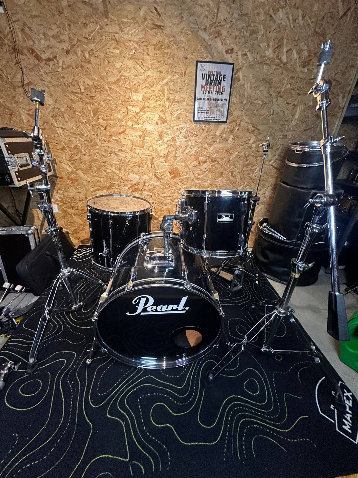 Pearl Export (80’s) refurbished, Muziek en Instrumenten, Drumstellen en Slagwerk, Ophalen, Zo goed als nieuw, Pearl