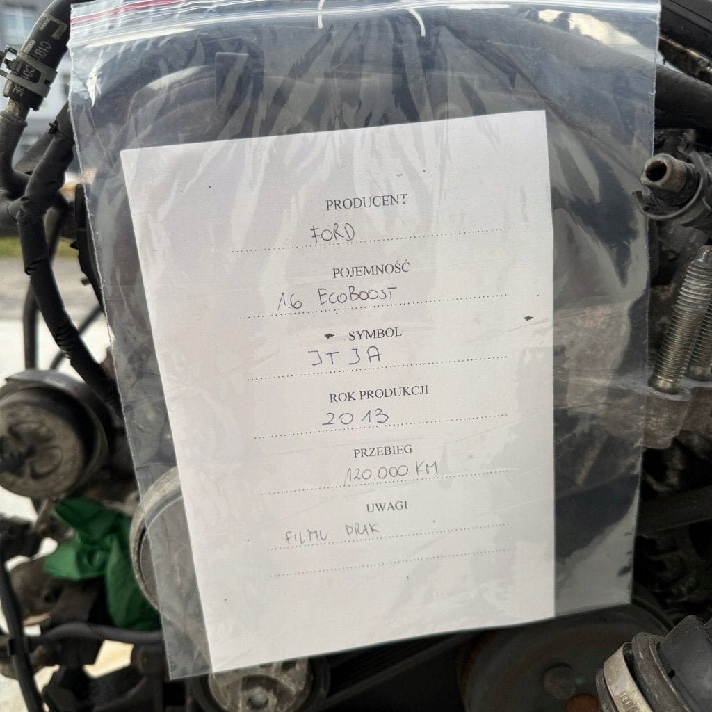 Moteur JTJB Complet FORD FIESTA, Envoi, Utilisé, Daihatsu