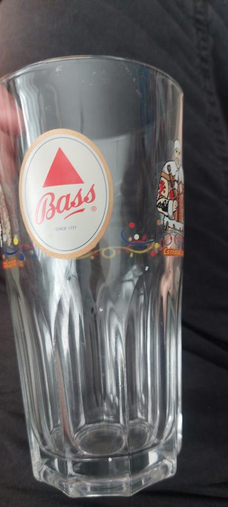 BASS carnival 2000 bierglazen met opschrift, Verzamelen, Ophalen of Verzenden