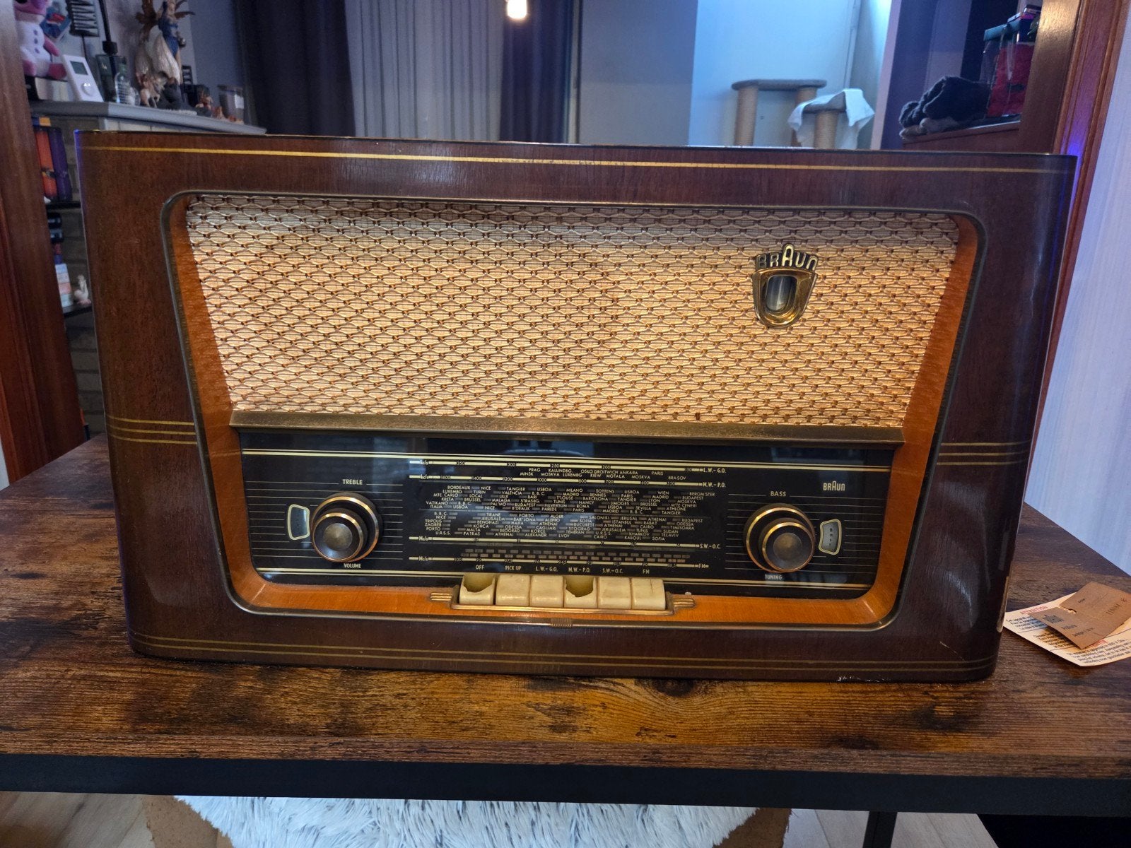 antieke radio, Antiek en Kunst, Ophalen