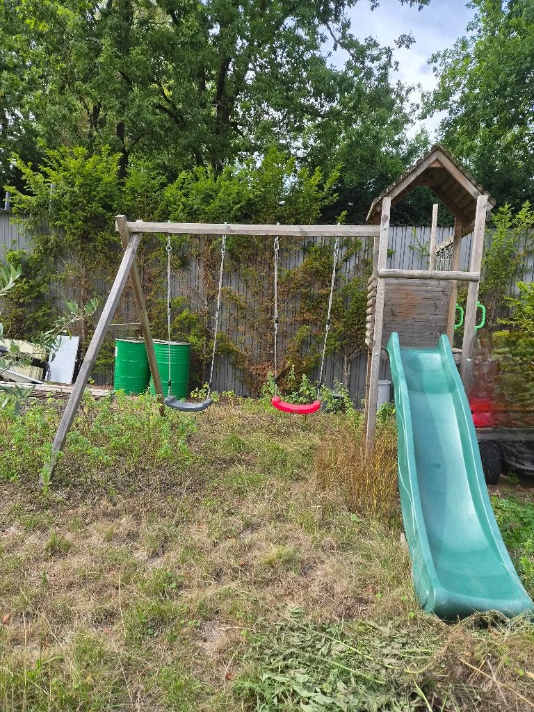Houten Speeltoestel, Kinderen en Baby's, Speelgoed | Buiten | Speeltoestellen, Ophalen, Glijbaan