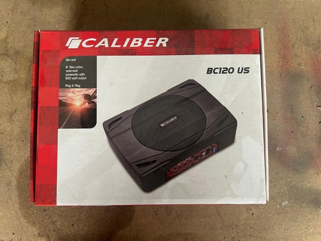 Caliber BC120US Subwoofer voor onder de stoel, Enlèvement, Neuf