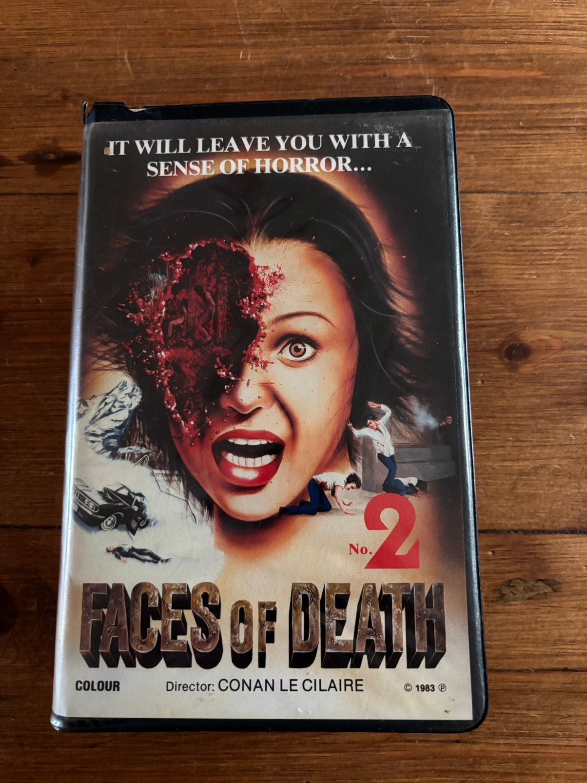 Faces of death 2 Betamax, Cd's en Dvd's, VHS | Film, Ophalen of Verzenden, Gebruikt