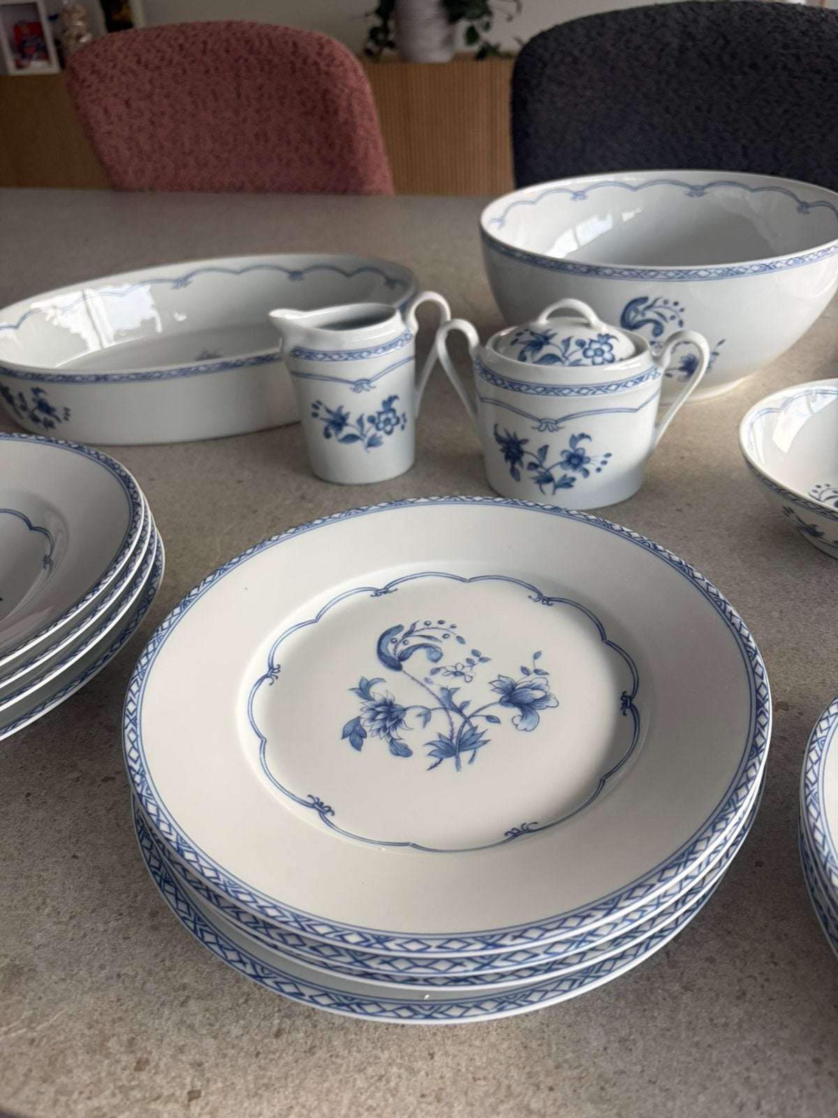 Eet en koffie servies porselein genummerd, Antiek en Kunst, Ophalen