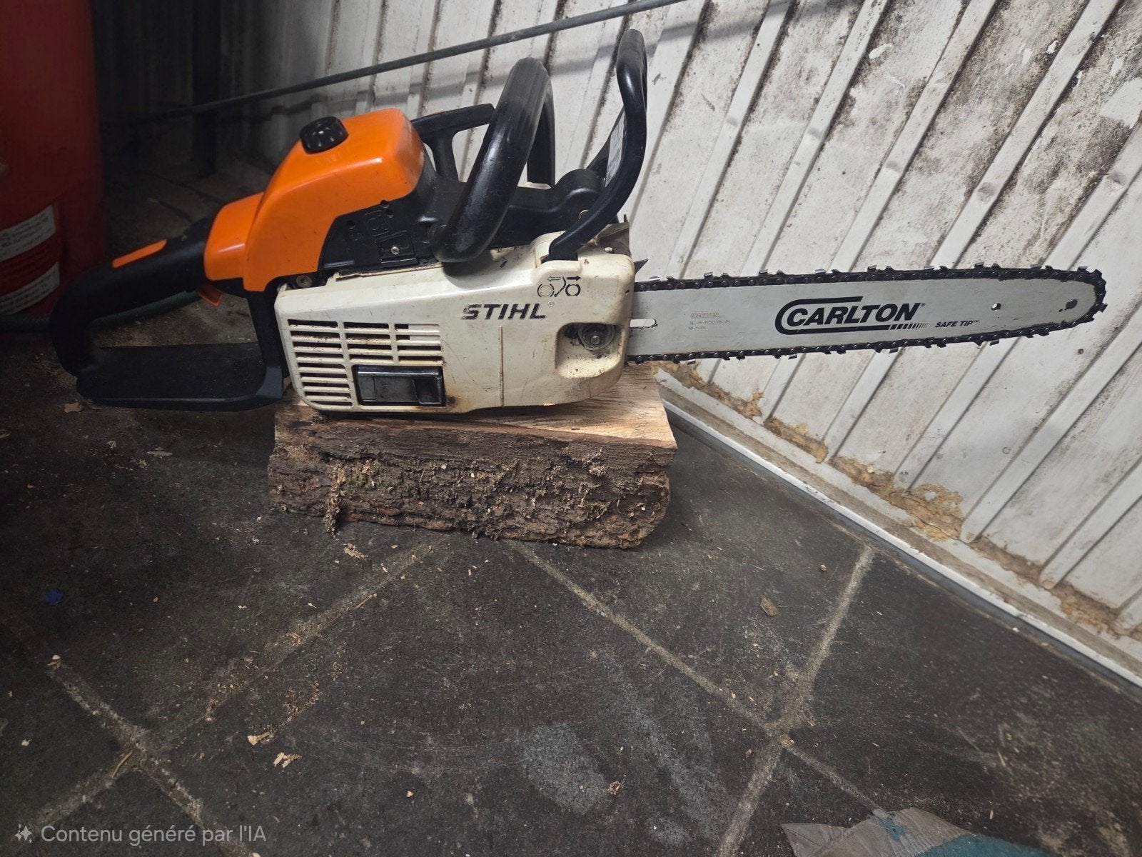 Tronçonneuse stihl ms 200, Kettingzaag