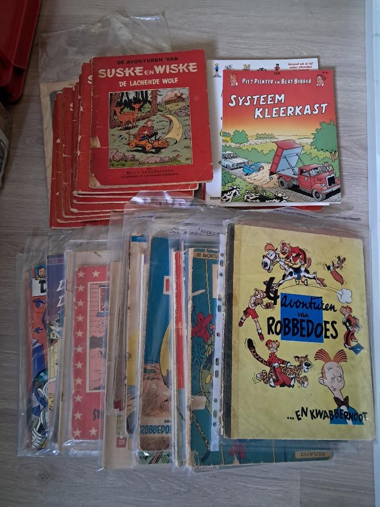 lot oude strips, Boeken, Stripverhalen, Gelezen, Ophalen