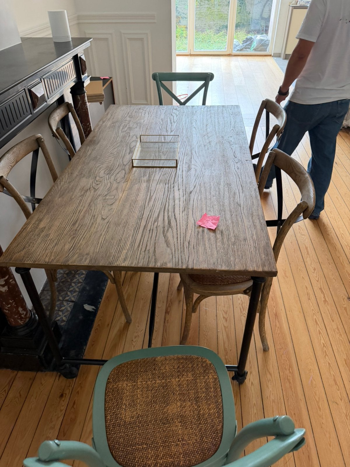 Table de salon avec ses 6 chaises, Enlèvement, Comme neuf