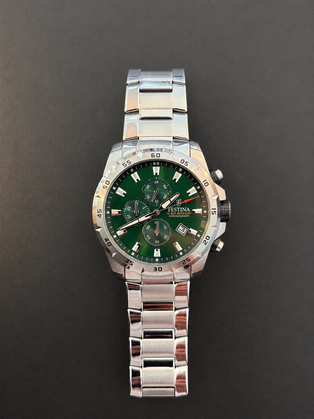 Festina horloge, Handtassen en Accessoires, Horloges | Heren, Overige merken, Staal, Staal, Polshorloge