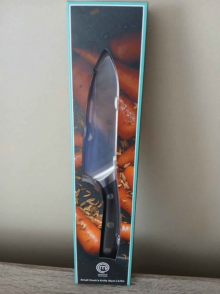 Titre : Couteau de cuisine MasterChef 15 cm  NEUF, Enlèvement ou Envoi, Inox ou Chrome, Neuf, Couteau de cuisine