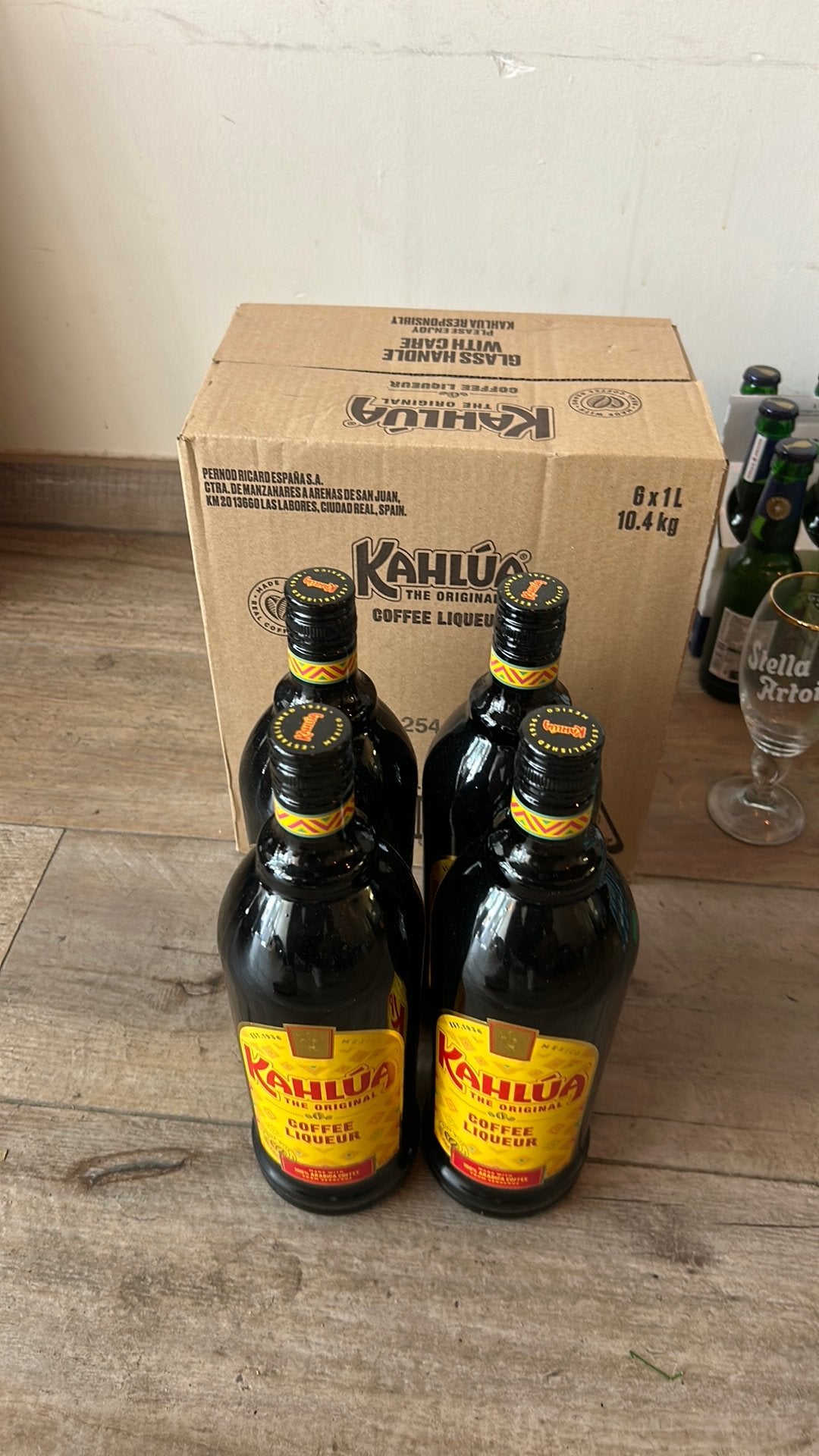 10 flessen kalúa, Ophalen of Verzenden