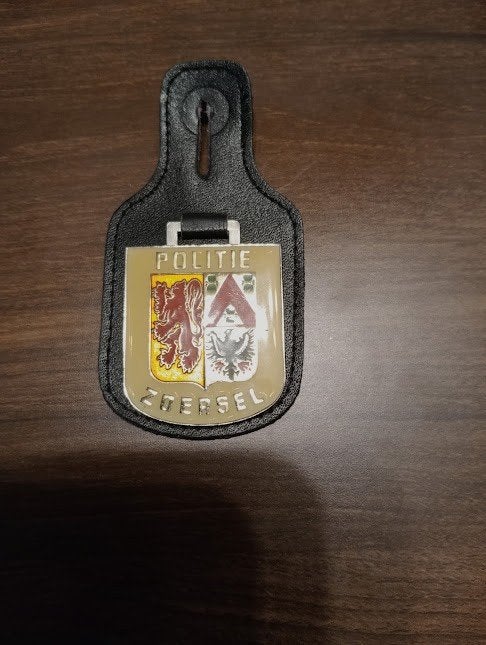 Oude Borstzakhanger  van de gemeentelijke politie, Verzamelen, Militaria | Algemeen, Ophalen of Verzenden, Rijkswacht, Embleem of Badge