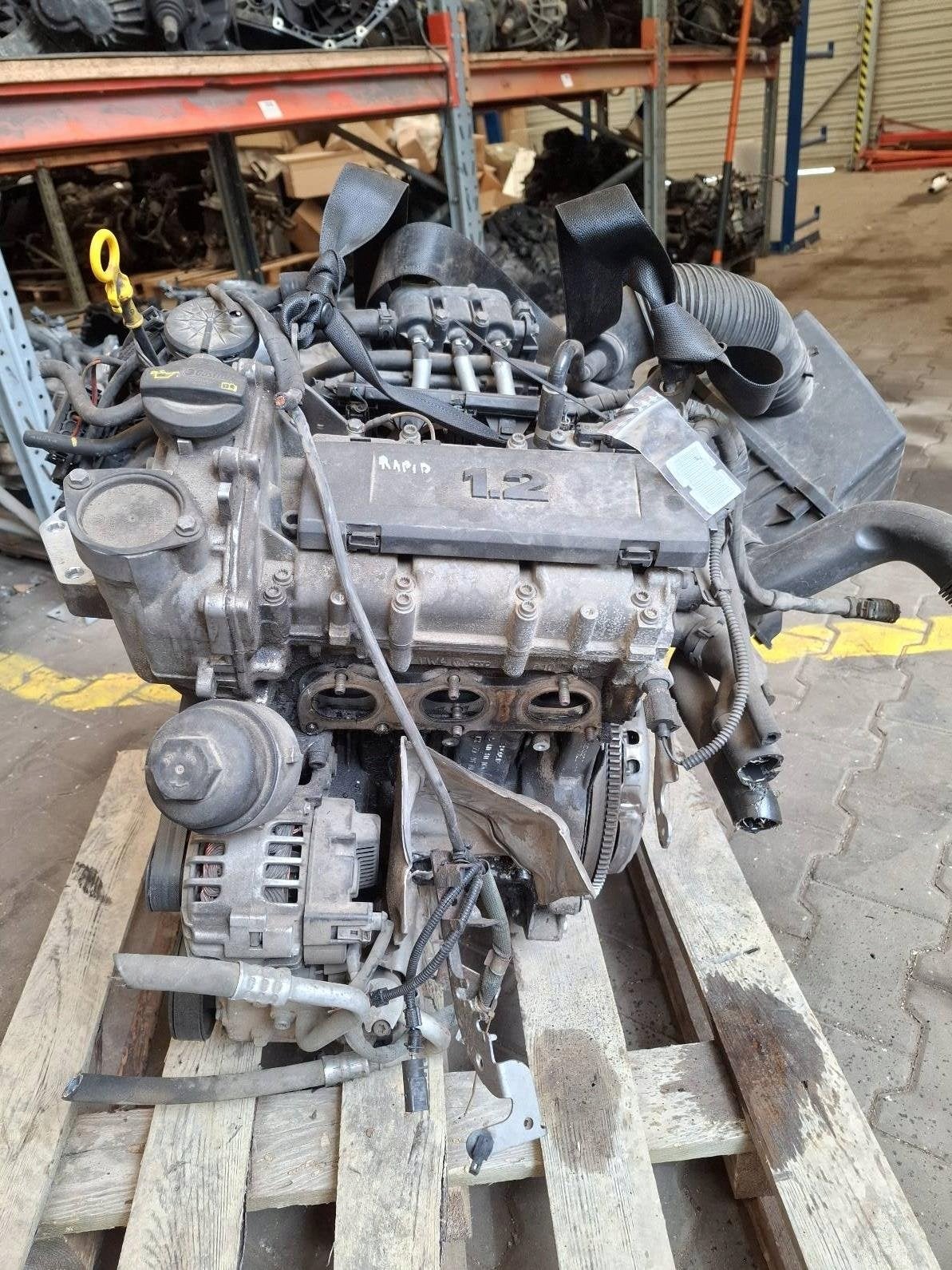 Moteur CGPB Complet IBIZA RAPID POLO VW SKODA FABIA SEAT, Envoi, Utilisé, Skoda