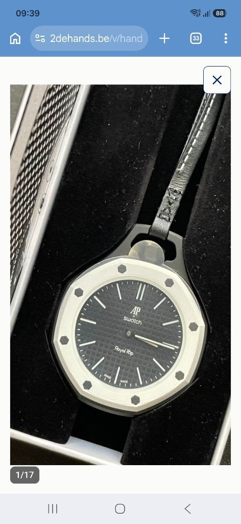 Swatch x Audemars Piguet Royal Pop horloge 700€, Ophalen, Nieuw, Swatch