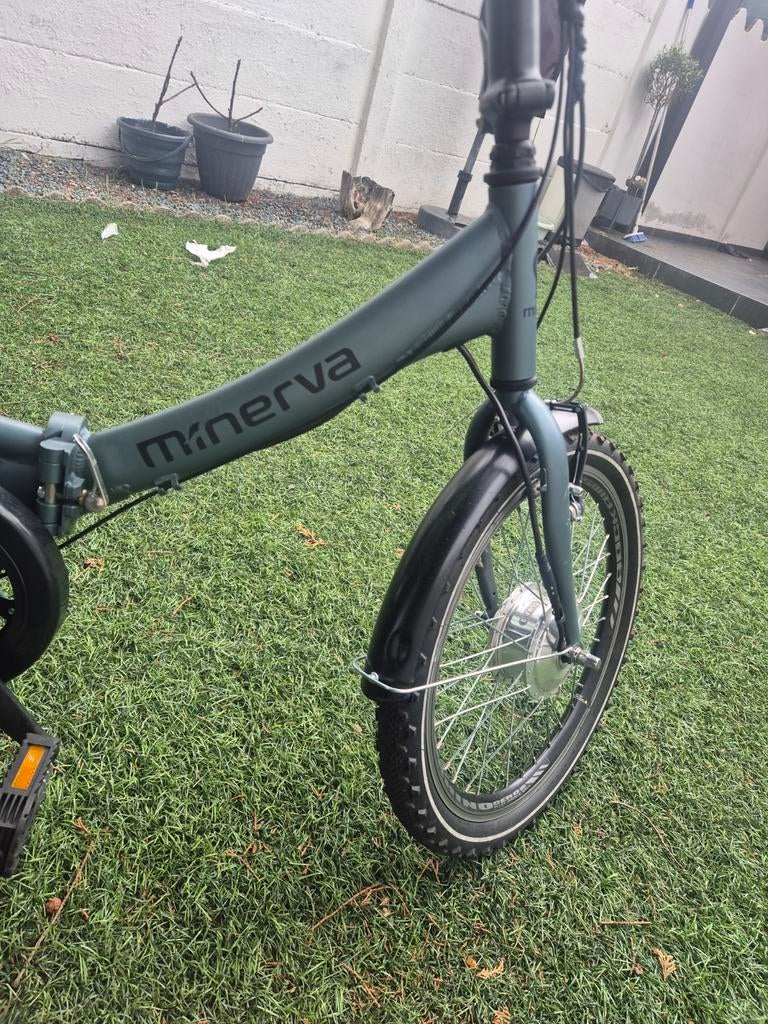 Minerva elektrische plooifiets, Ophalen