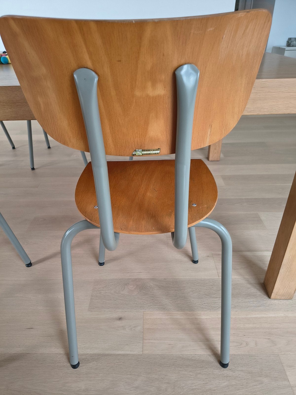 6 vintage schoolstoelen (prijs/stuk), Enlèvement, Utilisé