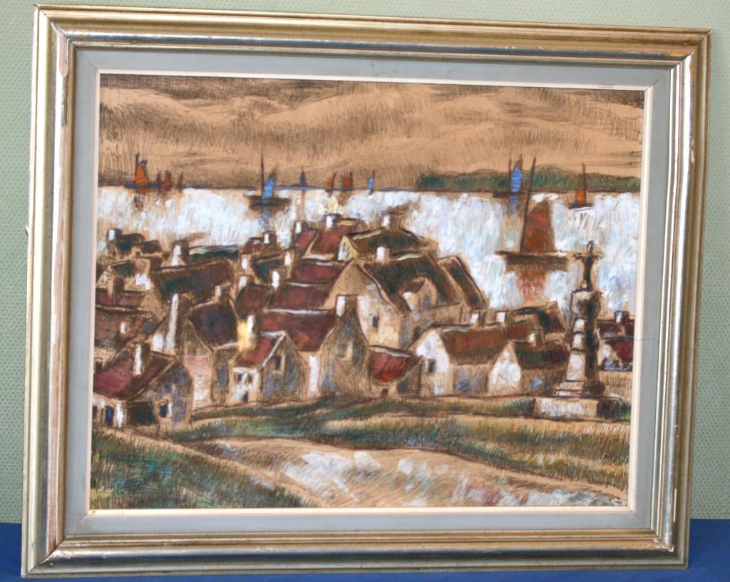 A. Blomme (1889-1978) Schilderij, Enlèvement ou Envoi