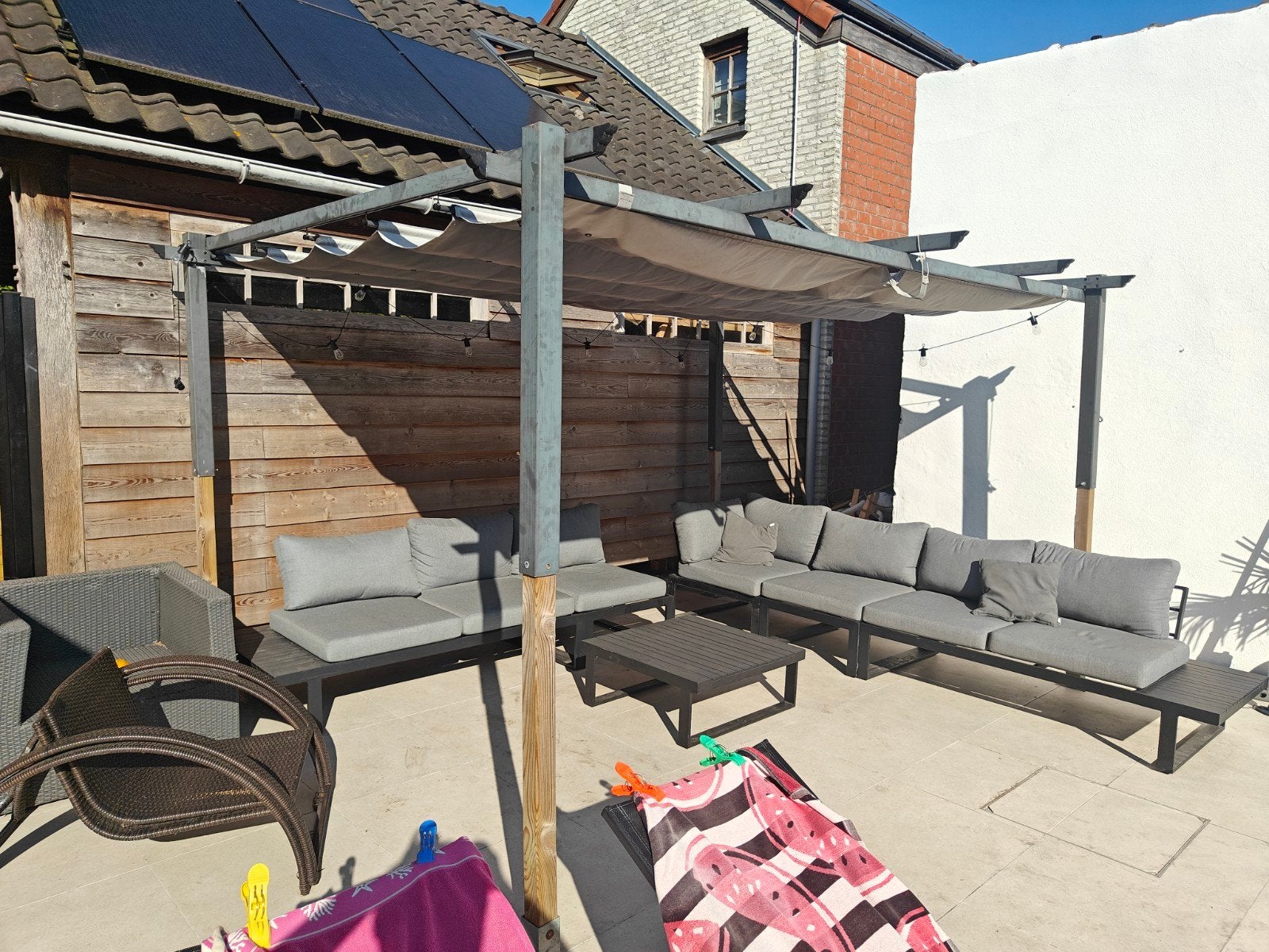pergola 3m x 4m, Tuin en Terras, Overkappingen, Ophalen, Gebruikt, Overige typen