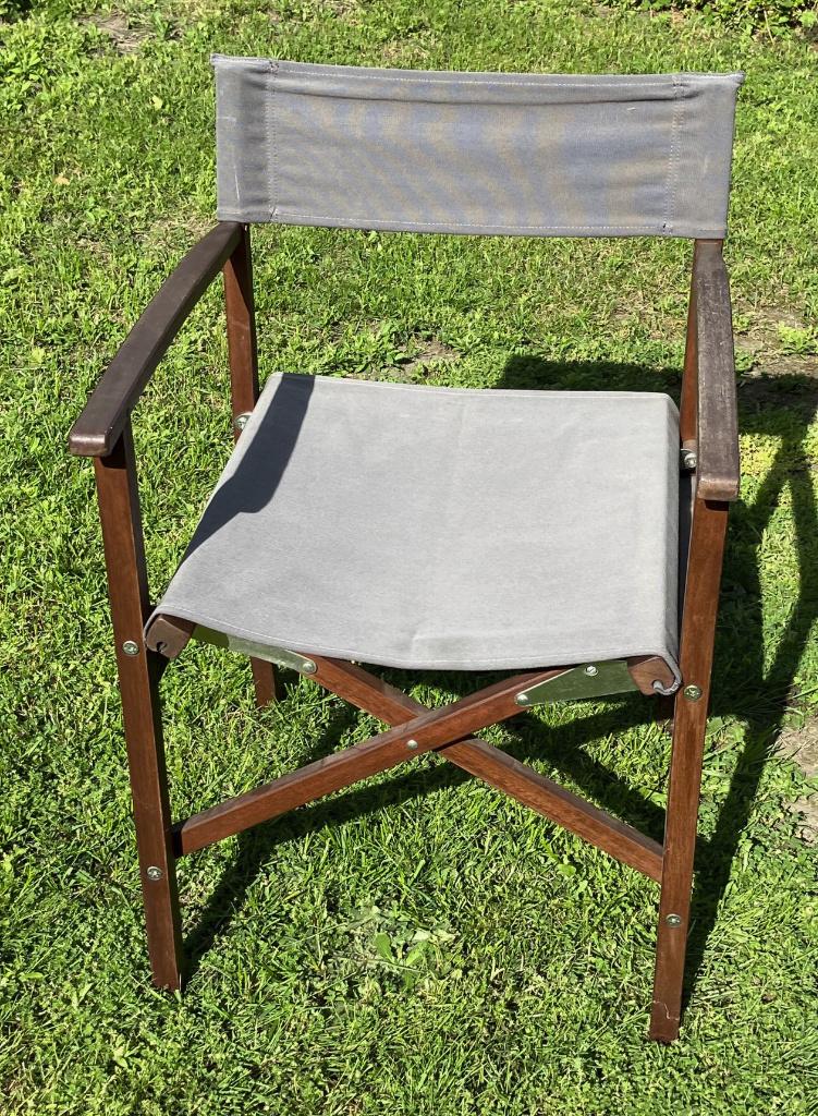 Regisseurstoel, Maison & Meubles, Chaises, Gris, Enlèvement, Utilisé, Une