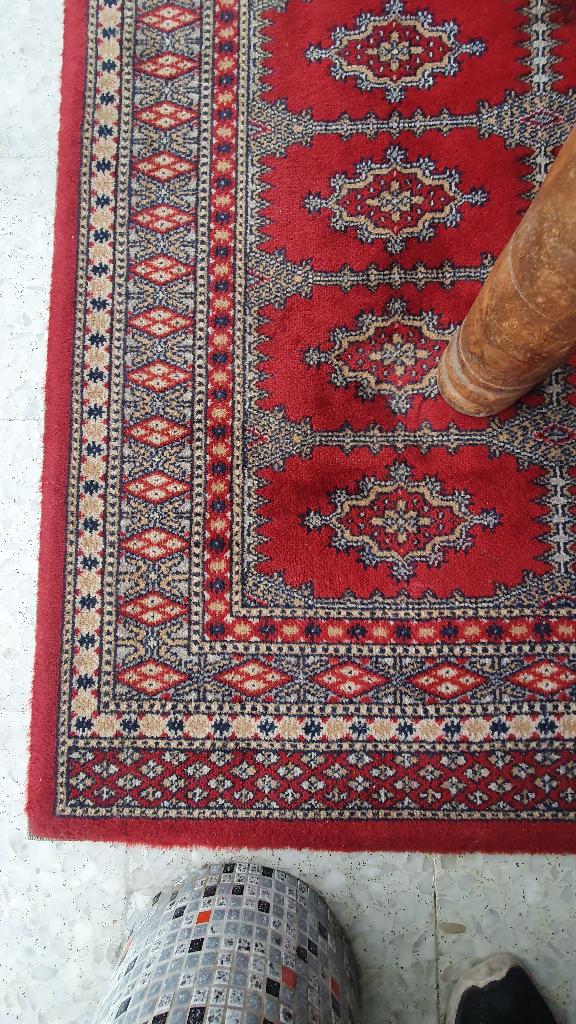 Diplomat in zuivere scheerwol, Maison & Meubles, Ameublement | Tapis & Moquettes, Rouge, 200 cm ou plus, 150 à 200 cm, Enlèvement