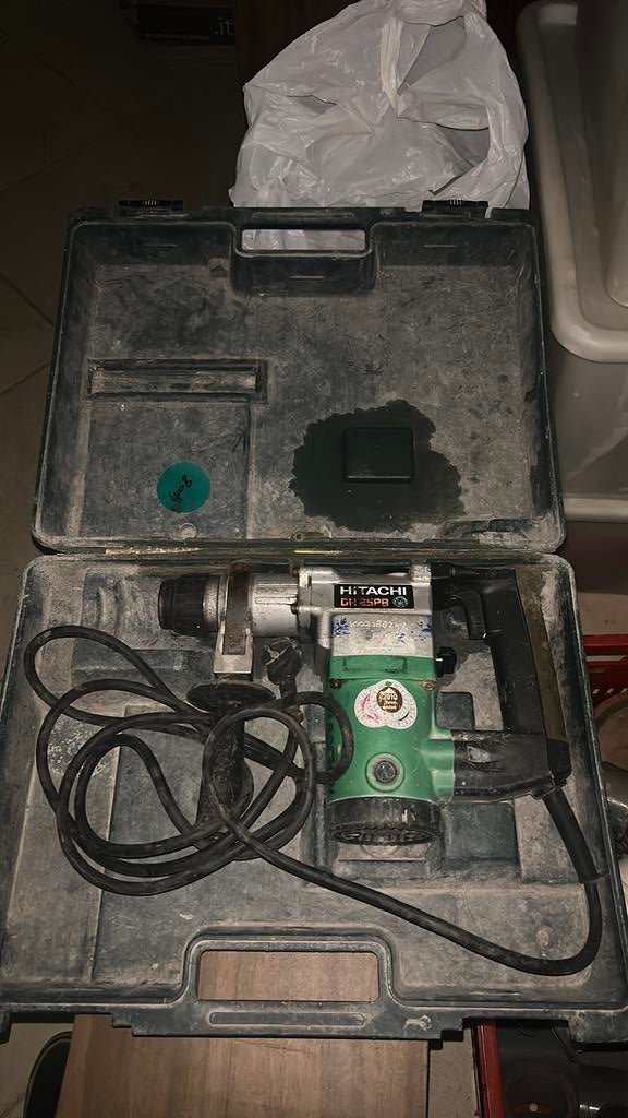Zware boormachine hitachi dh25pb, Ophalen, Gebruikt, Boormachine