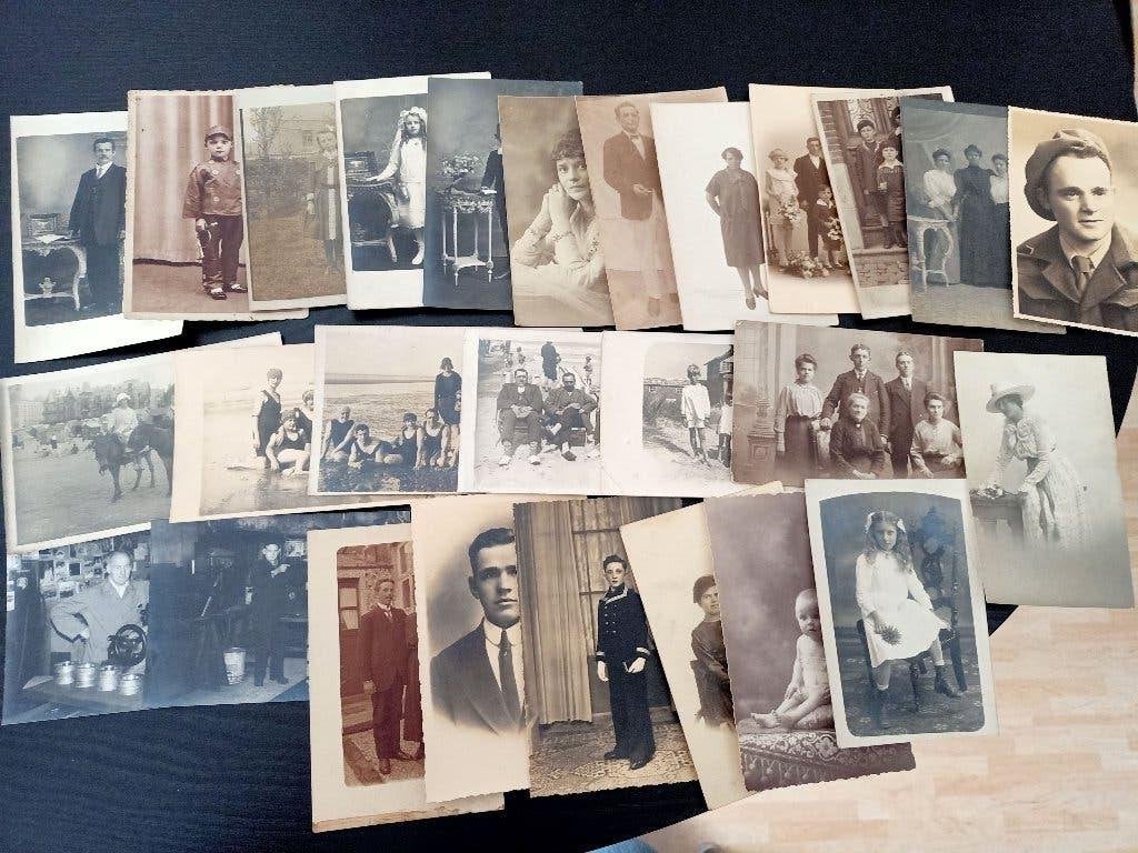 270 oude foto's + aantal kleine formaten, Collections, Photos & Gravures, Enlèvement ou Envoi, Photo