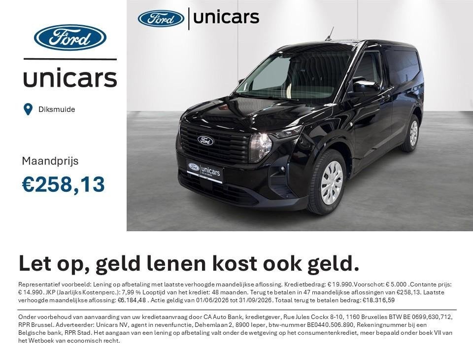 Ford Transit Courier 1.5 TDCi 73kW Trend, Auto's, Bestelwagens en Lichte vracht, Bedrijf, Te koop, Adaptive Cruise Control, Airbags