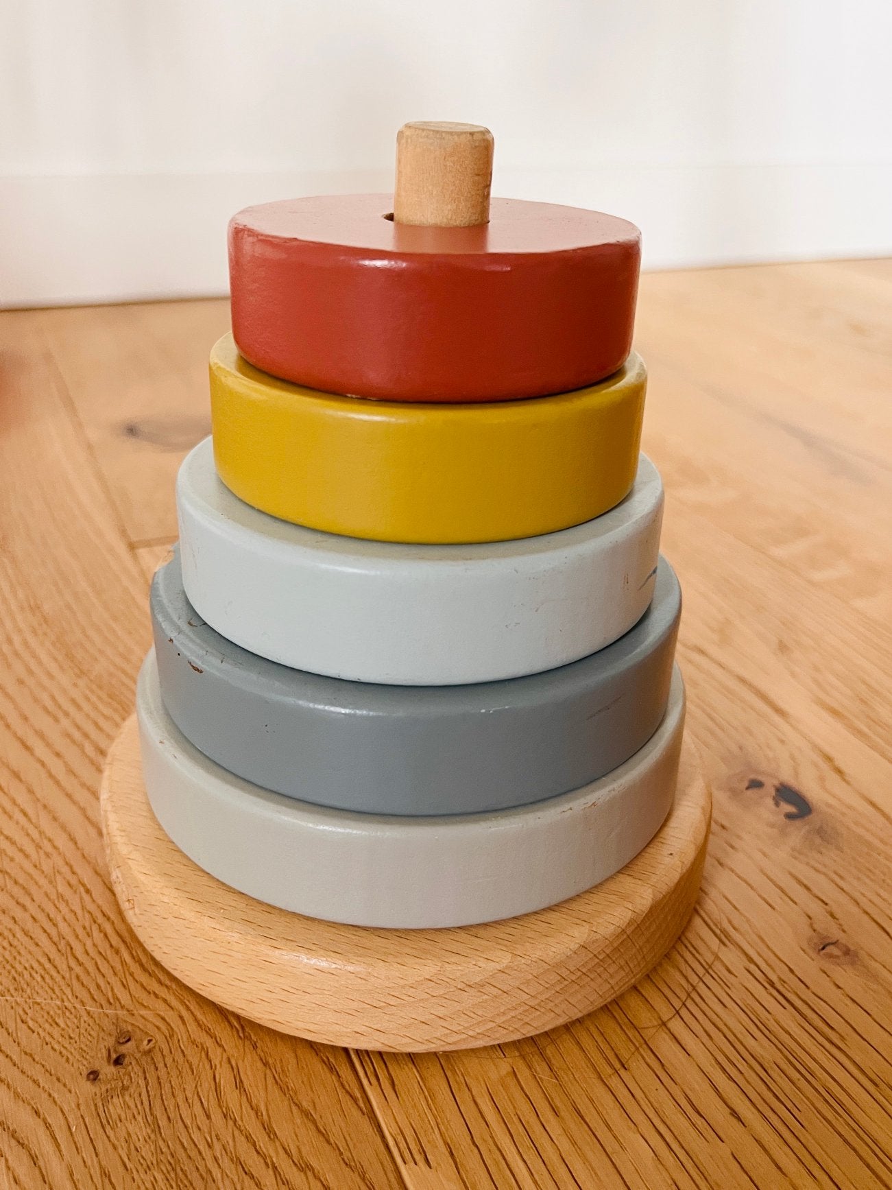 Houten stapelringen, Enfants & Bébés, Jouets | Jouets en bois, Enlèvement, Utilisé