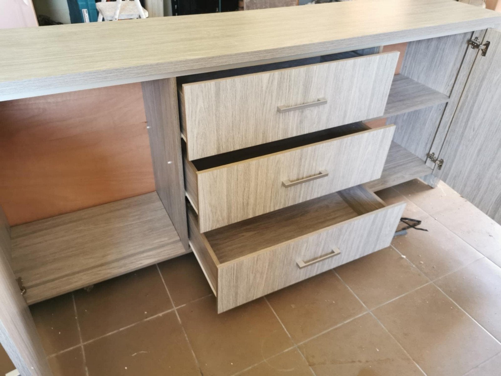 volledige eetkamer, Huis en Inrichting, Ophalen, Zo goed als nieuw, 4 tot 6 stoelen