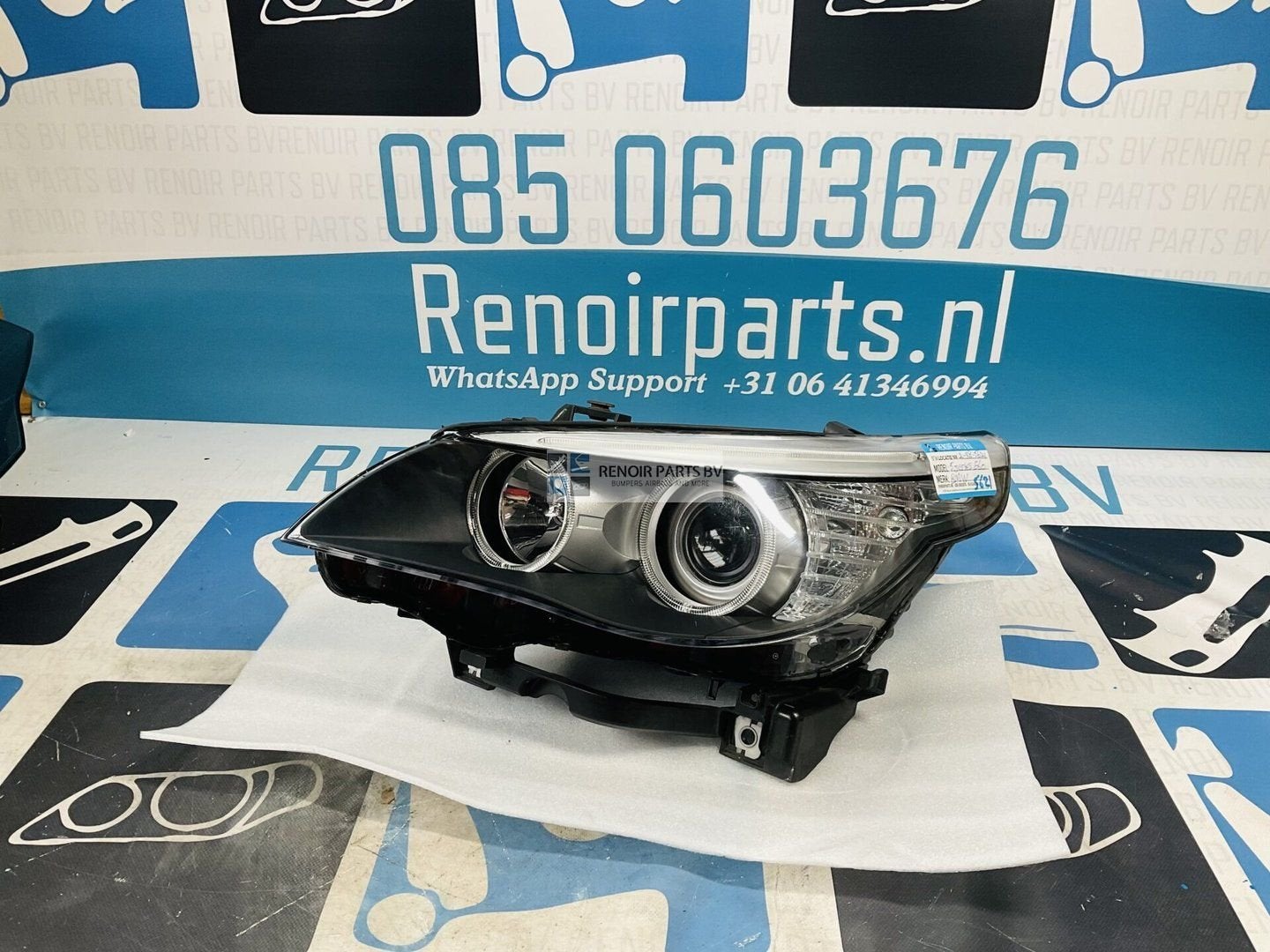 Koplamp BMW 5 Serie E60 E61 520D Led 1EL009449-01 Origineel, Gebruikt, -, -, 6 maanden garantie