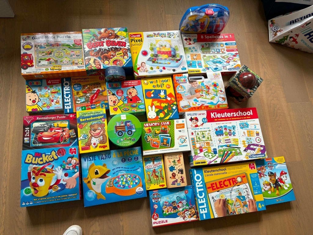 Puzzel & Spellen pakket - 3 tem 5 jaar, Enlèvement, Comme neuf